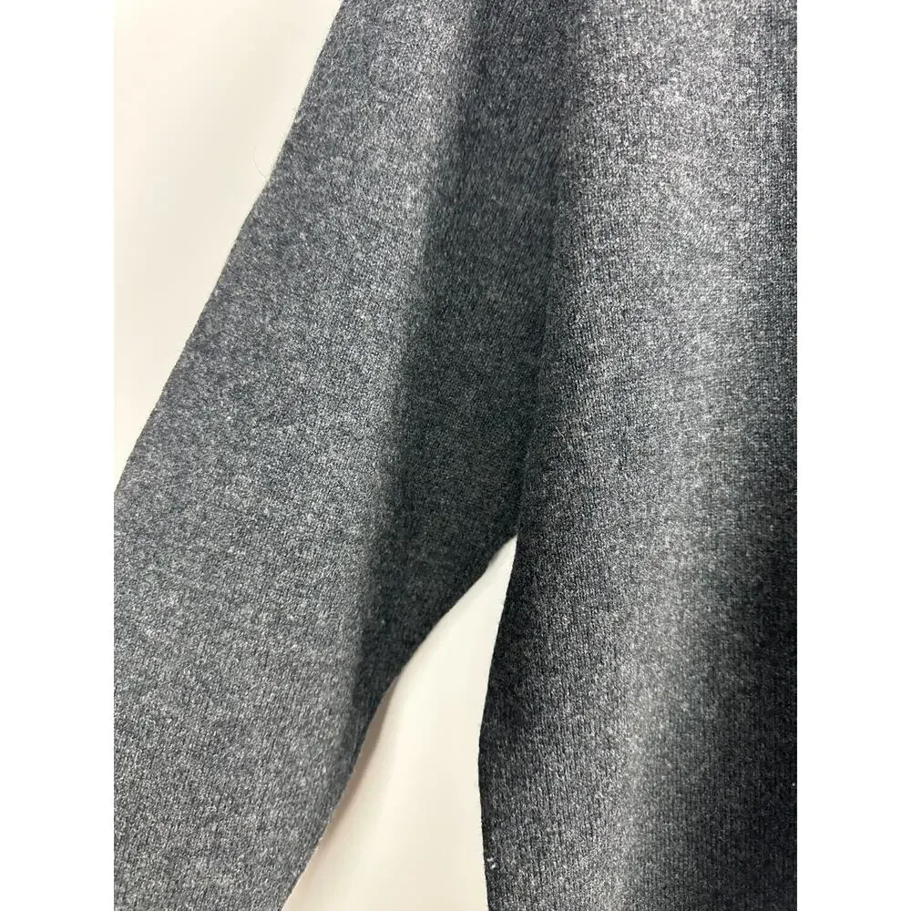 Harry Potter Wizarding World Cardigan Sweater Ravenclaw Lambswool Charcoal Gray - Picture 12 of 13